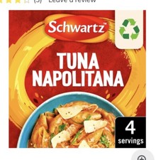 6 x SCHWARTZ TUNA NAPOLITANA MIX 30G OTHER QUANTITIES FREE UK POSTAGE