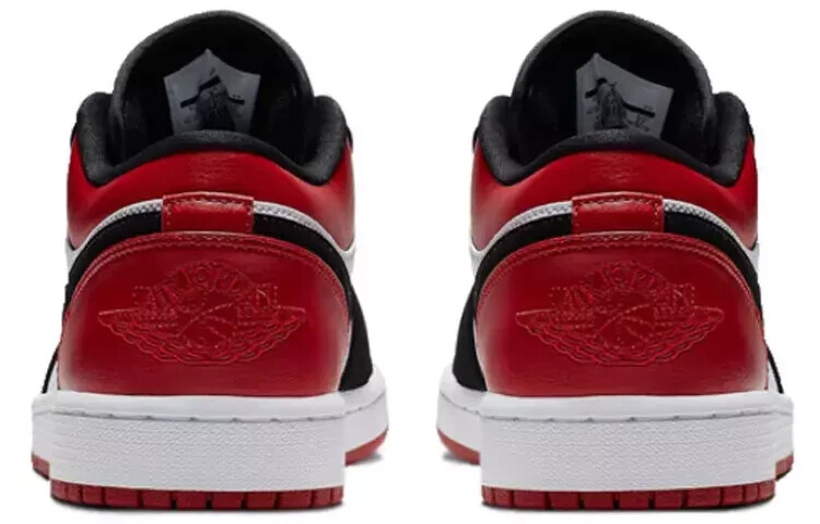 Size 10 - Air Jordan 1 Low Black Toe for sale online | eBay