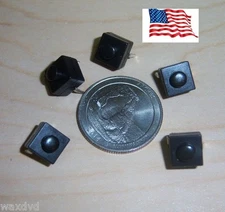 Mini Push Button 8.3mm On Off Switches Square (8) weatherproof 30v Ship from USA