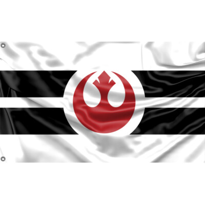 Rebel Alliance, Star Wars Flagge einzigartiges Design, 3x5 Fuß / 90x150 cm Größe, EU Made