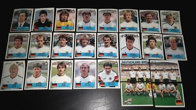 EURO 88 DEUTSCHLAND Germany PANINI FOOTBALLERS figurine recovered from album