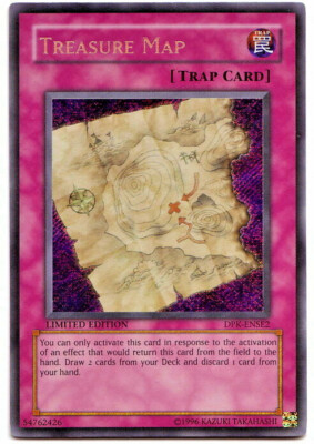 YUGIOH   Schatzkarte Treasure Map DPK-ENSE2 SECRET RARE NM