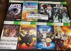 X BOX 360- Instruction Books -Huge Selection - NO GAME - FREE UK P&P-