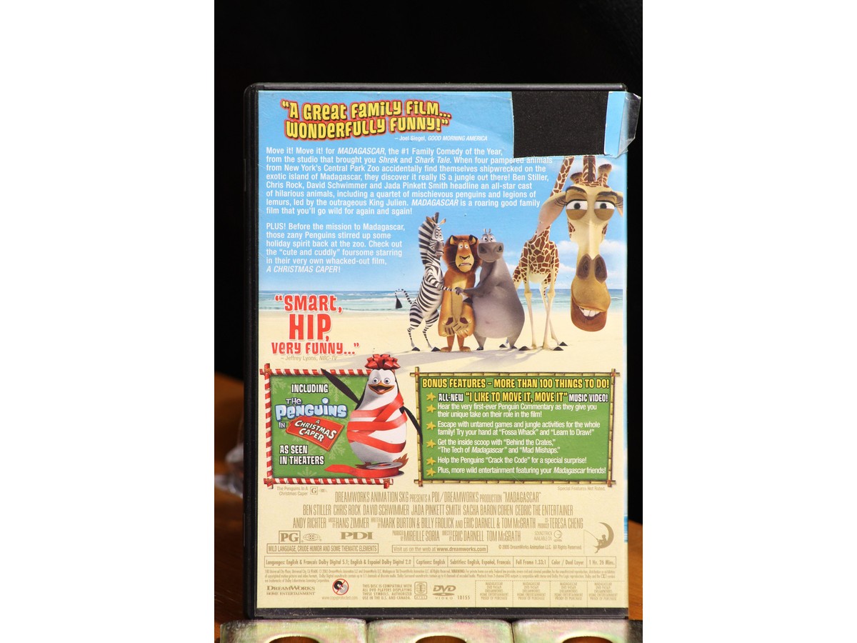 Thr Penguins In A Christmas Caper Madagascar DVD:6621 | eBay