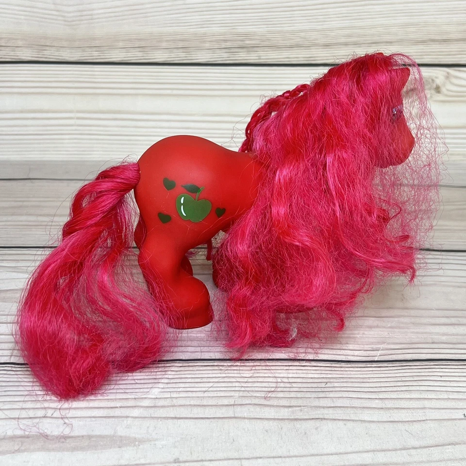 Vintage CPK Magic Meadow 1993 Red Pony Fakie M1 Apple Cabbage Patch Kids Heart - Image 3 of 4