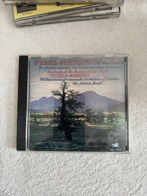 Weber: Symphonies 1 and 2 Beethoven: Leonore No. 3 and Coriolan Overtures CD