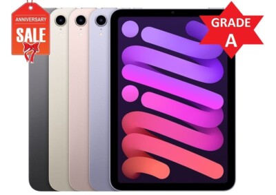 Apple iPad Mini 6th gen 256GB, Wi-Fi + 5G, 8.3in - Gray Pink