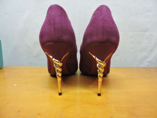 purple heels size 11