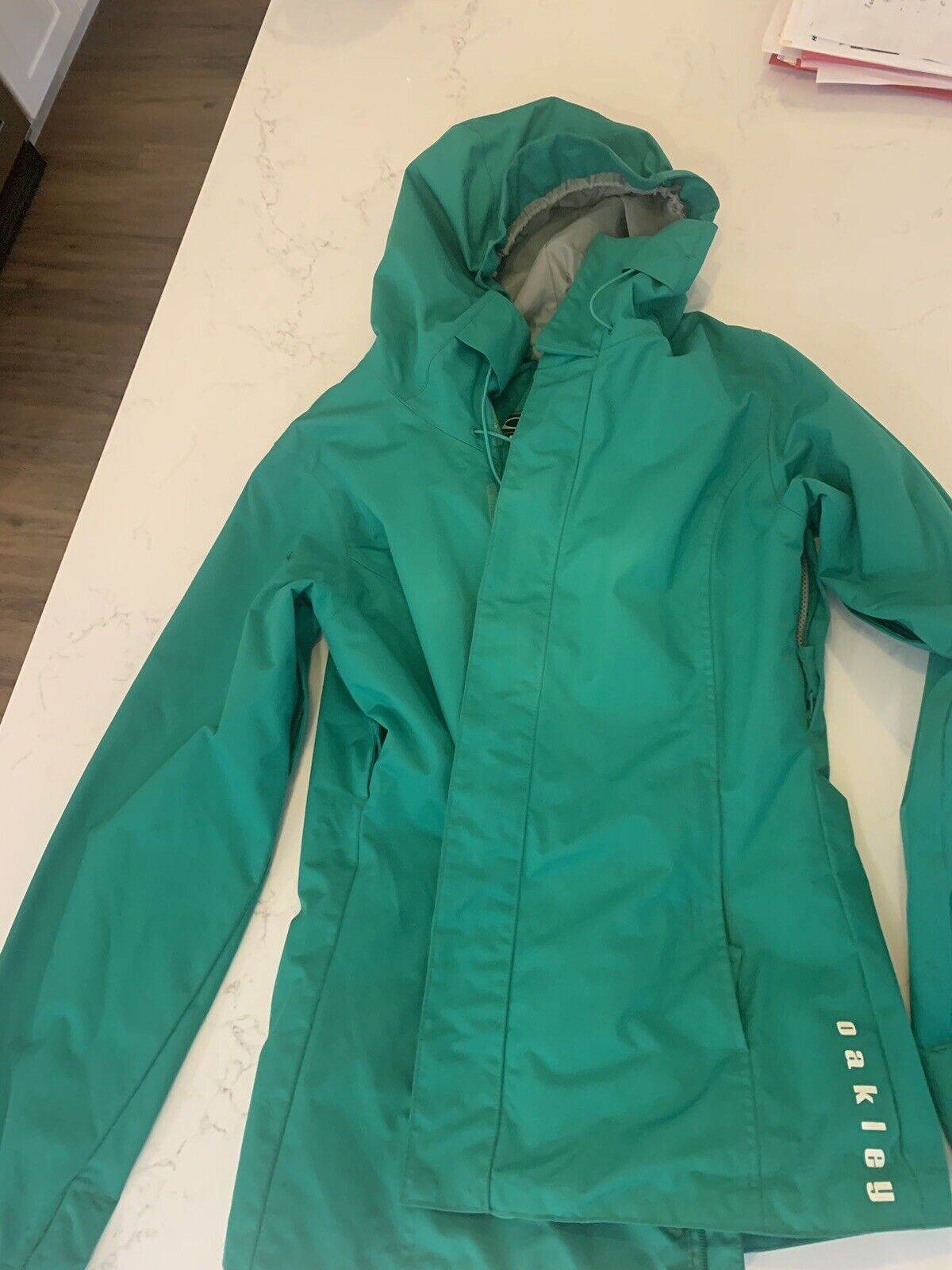 Oakley Ski Jacket Womens Small Winter Snowboard Coat Green Full Zip | eBay
