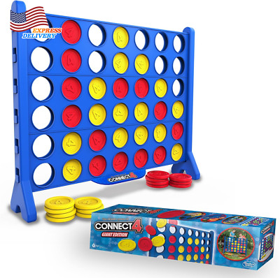 Hasbro's Original Connect 4 Game Super-Sized Official Four in a Row Board Game