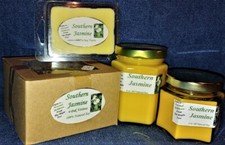 NEW Hand Poured Floral Scents Soy Candles, Tarts Votives - Southern Jasmine