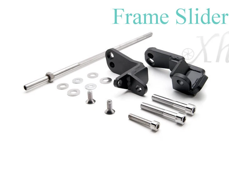 Protector deslizante de marco sin cortes para Suzuki Hayabusa GSX1300R GSX-R 1999-2007 negro Foto 2 de 4