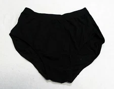 Capezio 1404 Woman's Large (12-14) Black Cheer Trunks