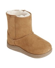 NEW, Wonder Nation Cozy Faux Shearling Boot Infant Girls Chestnut SIZE 6