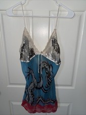 Mary Green 100 Silk Camisole Dragon Print Made In USA