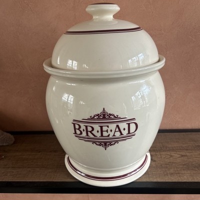THE 1869 VICTORIAN POTTERY COMPANY - RIESIGER BROTTOPF SAHNEGESCHIRR & rot 