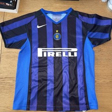 Inter Nike Pirelli Football Shirt Jersey Child Large 114-128