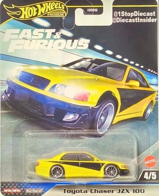INHAND 2025 Hot Wheels Premium Fast Furious ' TOYOTA CHASER JZX