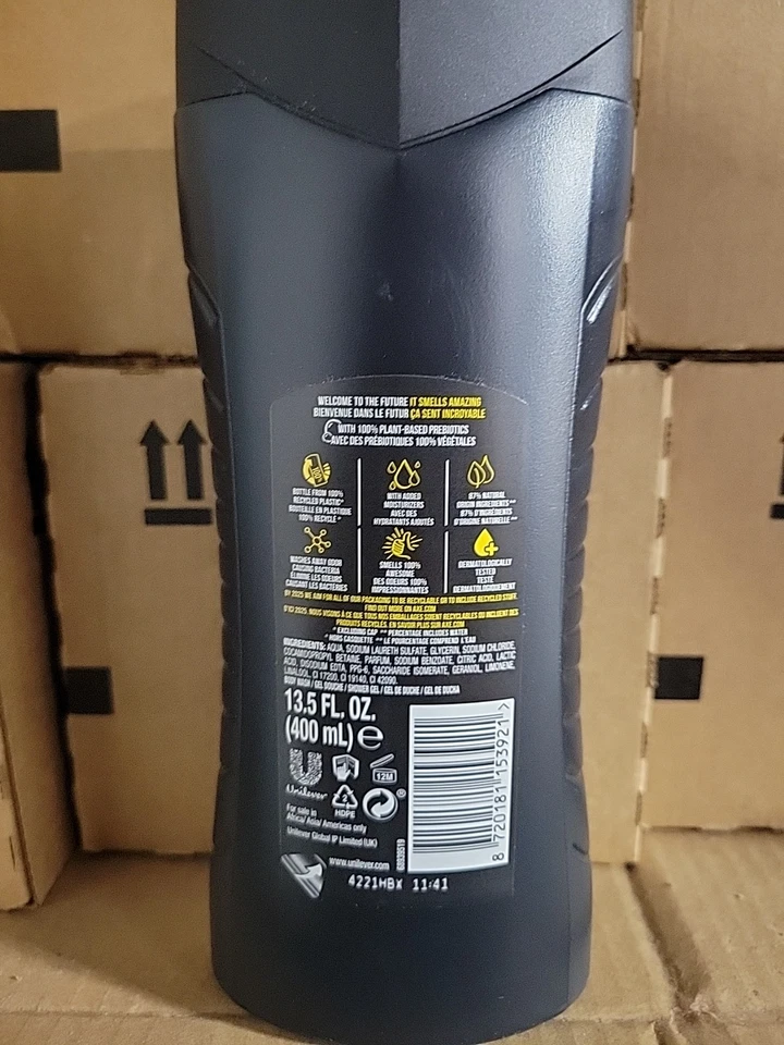 Jabón corporal Axe Dark Temptation 3 en 1 13,5 fl oz paquete de 2 envío gratuito Foto 2 de 2