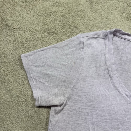 Athleta Shirt Womens Large Breezy Scoop V-Neck Short Sleeve Pullover Modal Tee - Picture 4 of 13