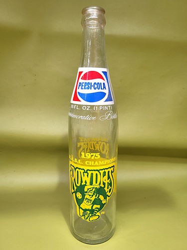 VINTAGE 1975 TAMPA BAY ROWDIES N.A.S.L CHAMPIONS PEPSI BOTTLE