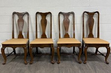 Vintage Ethan Allen Classic Manor Splat Back Dining Chairs 15-6001 - Set of 4