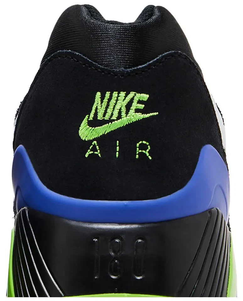 Nike Air 180 QS Joker Negro Blanco Acción Verde Tenis FZ3058-001 Para hombres 8-13 Foto 4 de 4