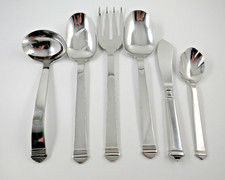 Towle Supreme COLONNADE 6 Serving Pieces 18/8 Glossy Stainless Steel Flatware