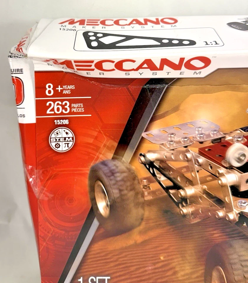 NEW Meccano Desert Adventure Set, 20 Model Building Set, 263 Pieces CRUSHED BOX - Image 2 of 4