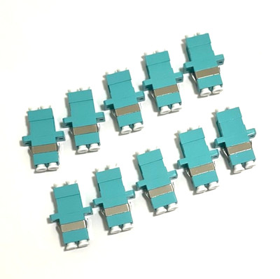 LC Duplex Kupplungen Flansch Glasfaser Adapter Single Multimode Universal x25