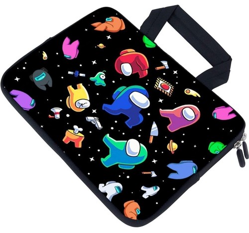 12-calowa torba na laptopa etui z uchwytami wśród nas nowa - Zdjęcie 3 z 6