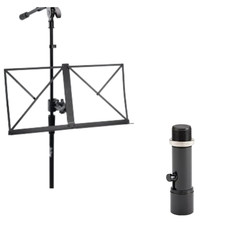 Clamp-On Mic Stand Music Tray Quick-Release Microphone Adapter Vocal Bundle