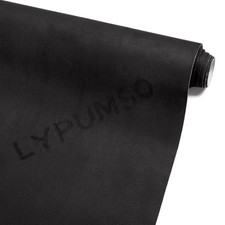 Lypumso Black Suede Fabric Wrap for Car Interior, 12in 12inch x 59inch,