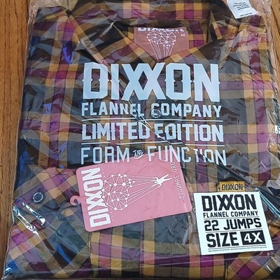 Dixxon Limited Edition 22 Jumps Plaid Flannel Button-Up Men s 4X