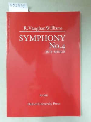 Symphony No. 4 in F Minor : Score : Vaughan Williams, Ralph: