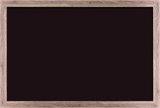 Rustic Magnetic Chalkboard 36"x24" with Premium Matte Surface Frame
