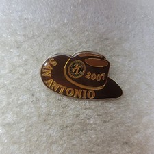 Kiwanis Pin San Antonio 2007 Brown Cowboy Hat Western Lapel Collector Rare
