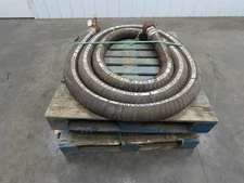 Jason 4470  3"x 25' Dry Bulk Material Rubber Suction Hose 75 PSI  Lot of 2