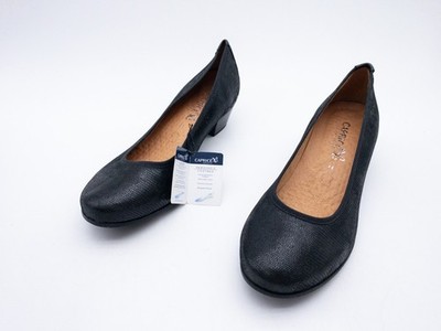 CAPRICE Damen Pumps Absatzschuh Halbschuh Leder schwarz Gr 38,5 EU Art 35502-98