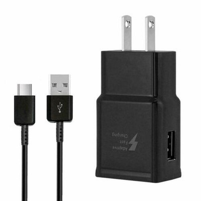 Wall Charger Plug Type C Charging USB Cable For Samsung S8 S9 S10 S20 S20+