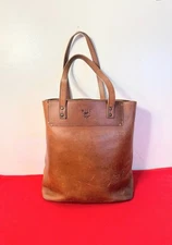 WILL Leather Goods Brown Leather Tote Bag