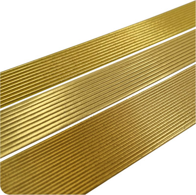 50 Stück Wachsstreifen Gold Set 200mm - Verzierwachs für Kerzen in verschiedenen