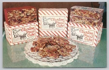 Old Fashion Claxton Fruit Cake Vintage Photochrome Postcard Georgia