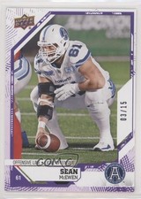 2019 Upper Deck CFL Purple 3/15 Sean McEwen #193 a8r