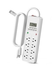 BN-LINK 8 Outlet Surge Protector with 7-Day Digital Timer 4 Outlet... Fast Ship