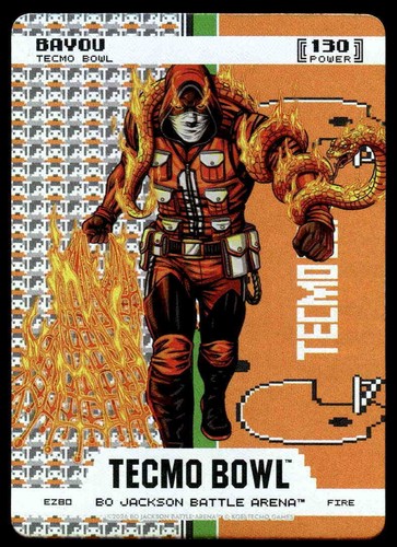 Bo Jackson Battle Arena Tecmo Bowl Endzone Fire PWR 1130 Bayou Ja\'Marr Chase