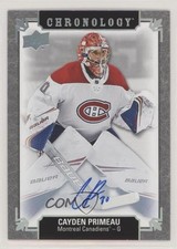 2019 Upper Deck Chronology Franchise History Cayden Primeau #FH-MO-CP Auto 0gx0