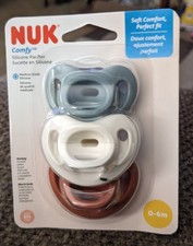 NUK Silicone Pacifiers Set of Three