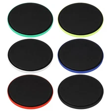 Silent Drum Round Shape Practice Training Drum Pad Plastic Plates Non-slip Mat