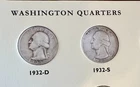 Washington Quarters 1932-1967 Littleton Coin Album ~ Complete Set of 86 Quarters